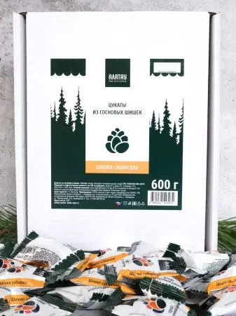 Цукаты сосновые, 600 гр
